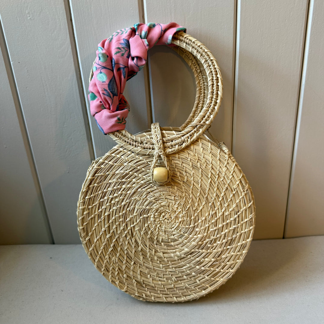 APALMA HANDMADE COCO STRAW BAG