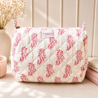 Hand Block Printed Cosmetic Bags