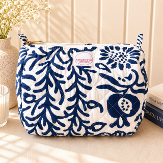 Hand Block Printed Cosmetic Bags