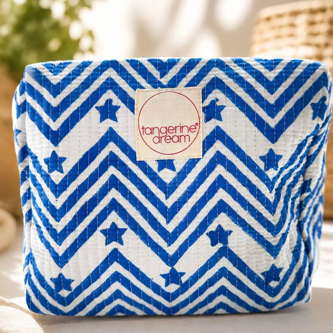 Hand Block Printed Cosmetic Bags