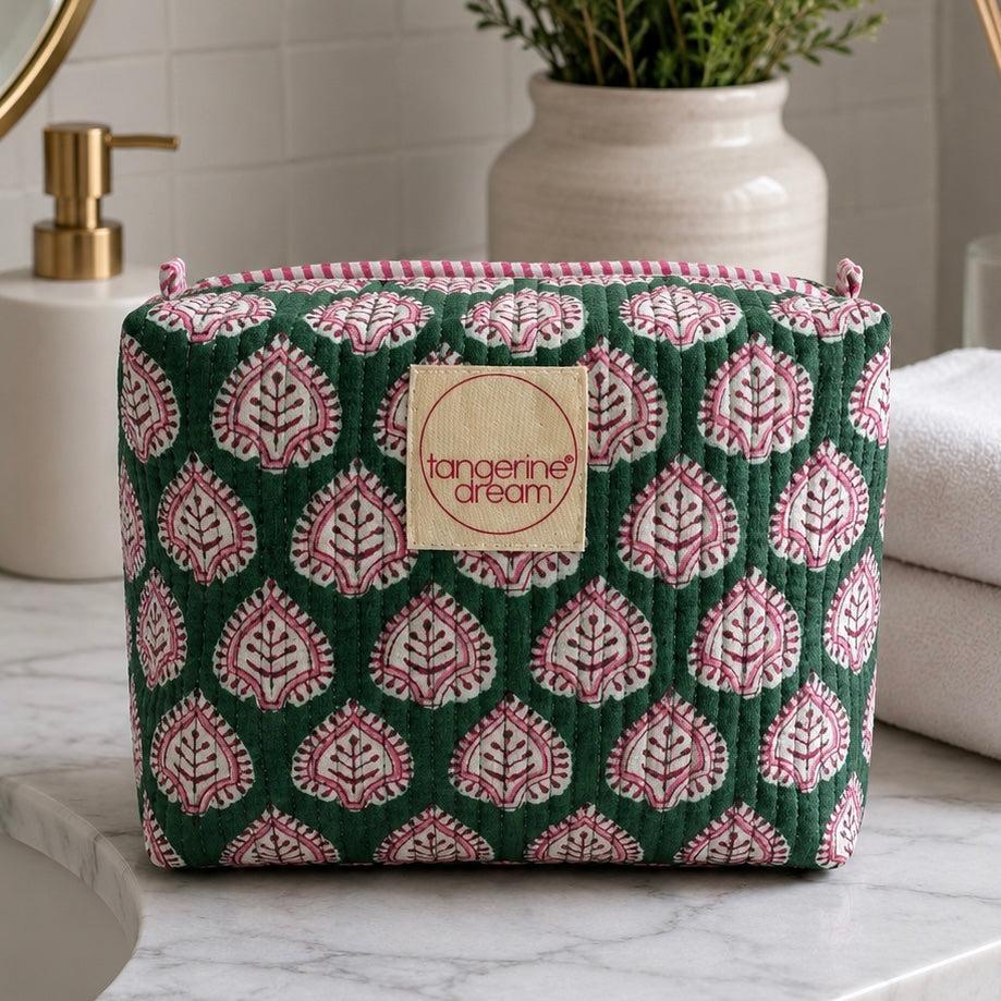 Hand Block Printed Cosmetic Bags
