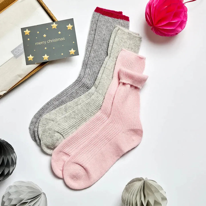 Cashmere Bed Socks
