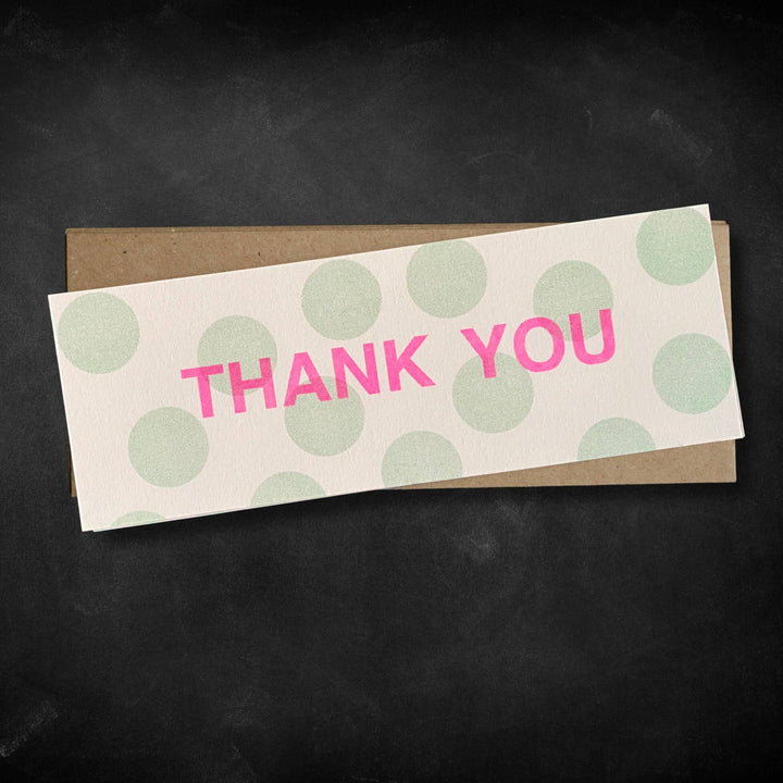 Skinny Notecard Pack Thank You