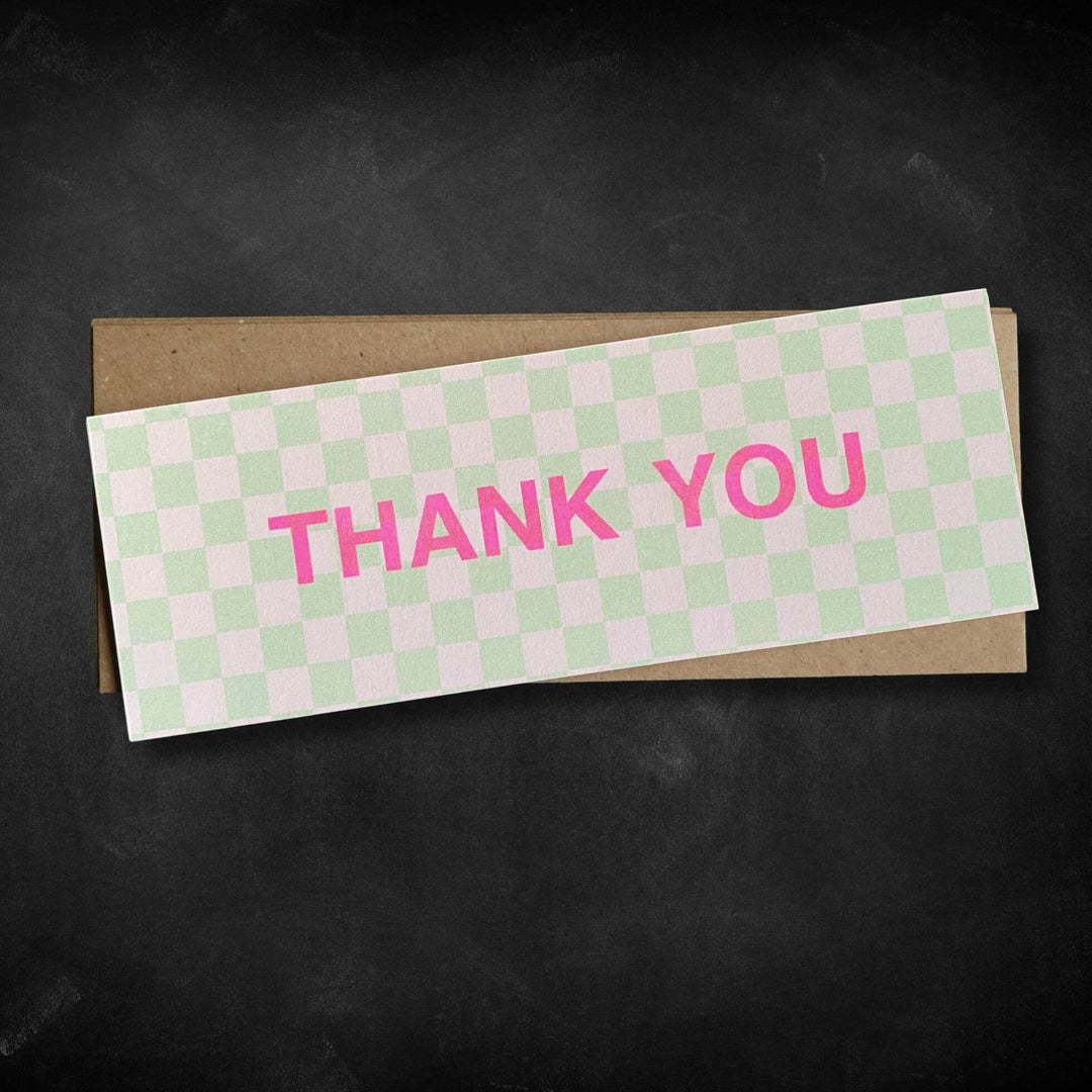 Skinny Notecard Pack Thank You