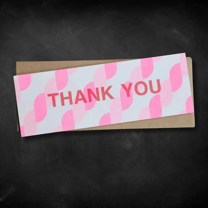 Skinny Notecard Pack Thank You