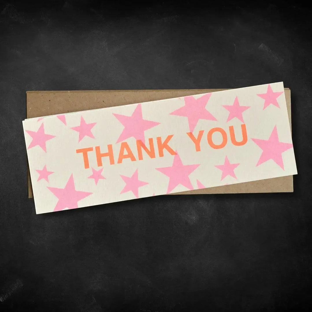 Skinny Notecard Pack Thank You