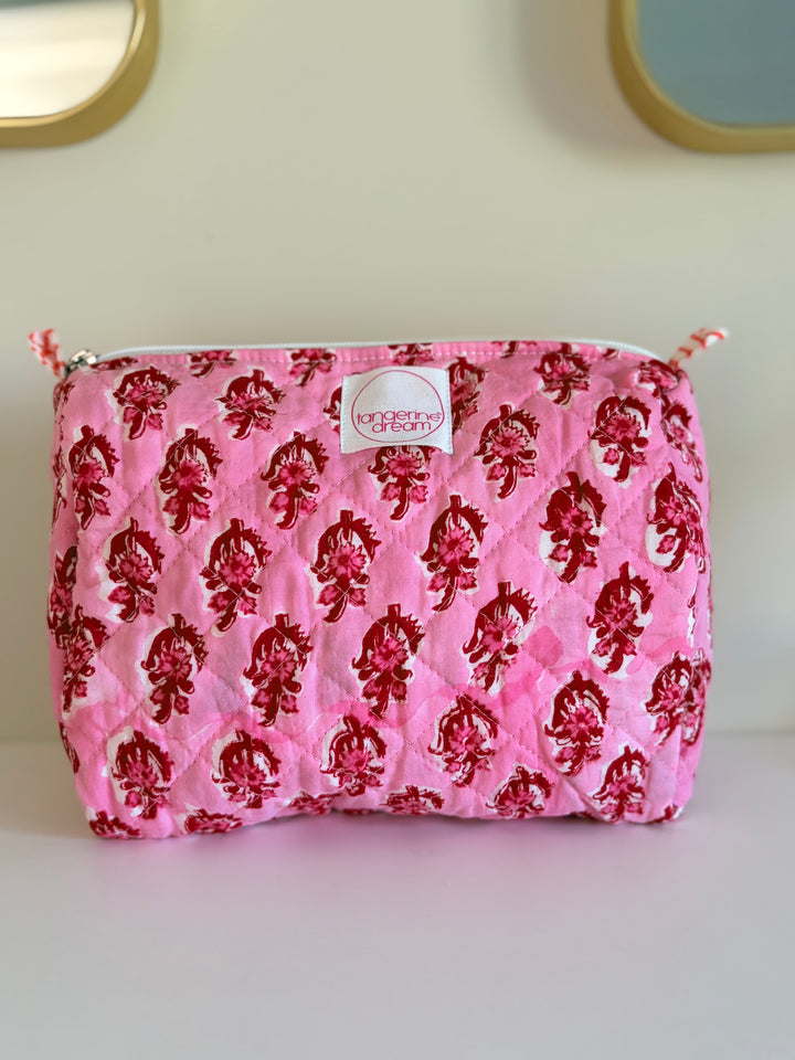Hand Block Printed Cosmetic Bags