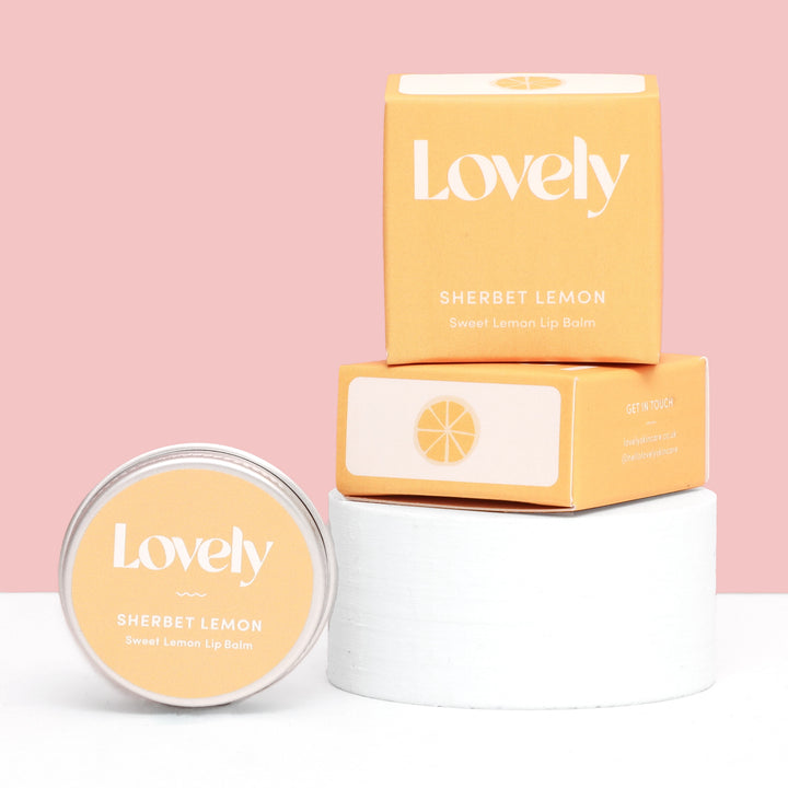 Delicious creamy lip balm, formulated with beeswax and jojoba oil for extra hydrating power and finished with a sweet lemon sherbet flavour.