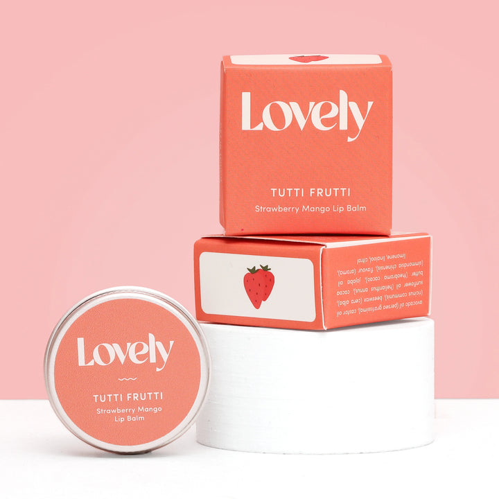 Delicious creamy lip balm, formulated with beeswax and jojoba oil for extra hydrating power and finished with a fruity strawberry and mango flavour.