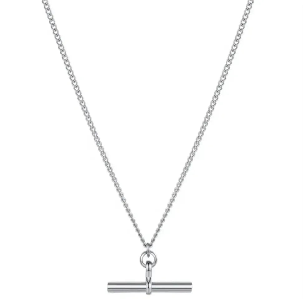 Classic T-Bar Necklace