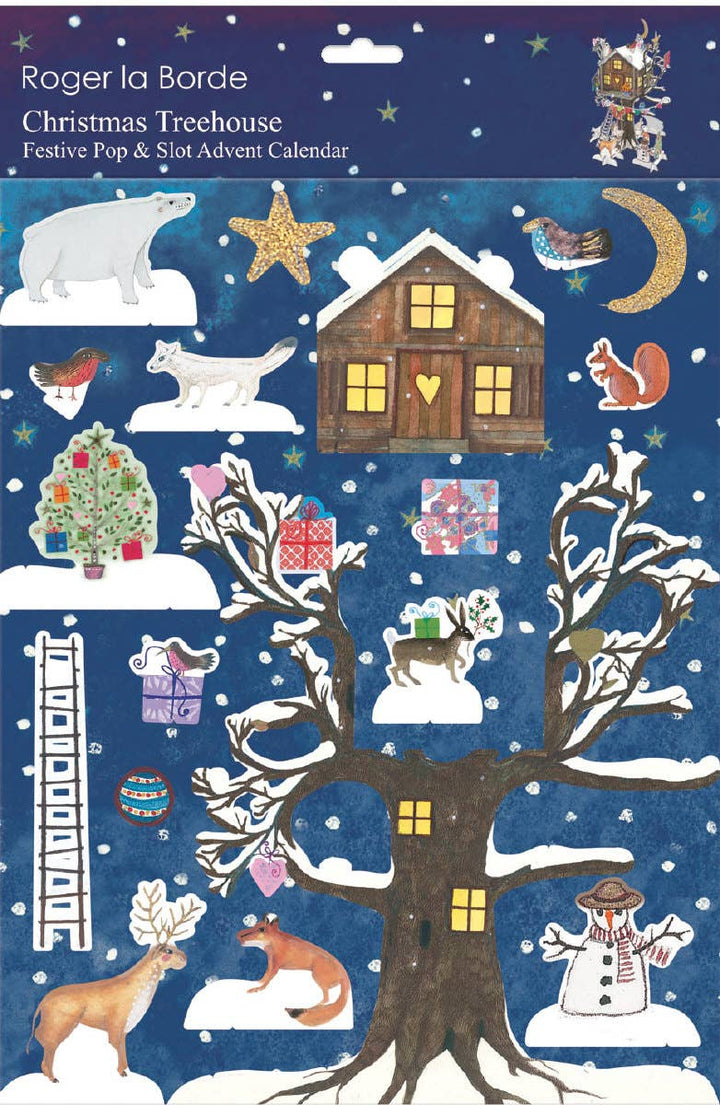 Treehouse Blue Pop & Slot Advent Calendar