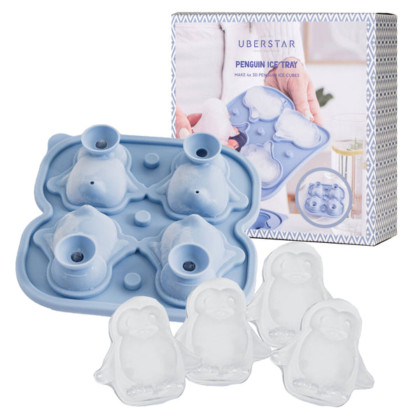 Silicone 3D Penguin Ice Cube Tray