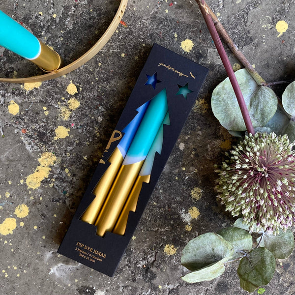 Dip Dye X-mas * Frosty blue