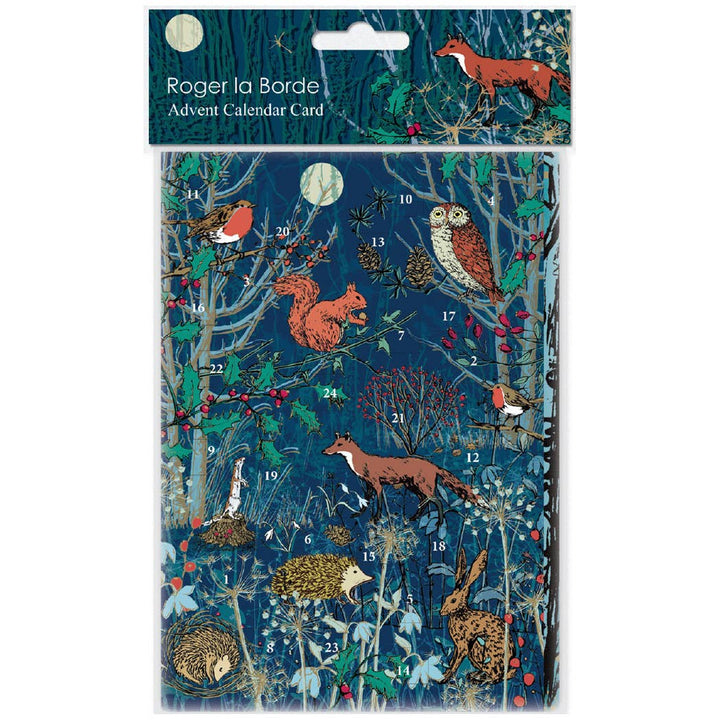 Winter's Tale Animals Advent Calendar Card - ACC 102