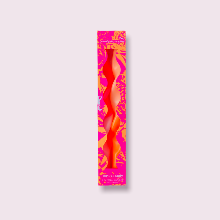 Dip Dye Curly Miami Edition pink