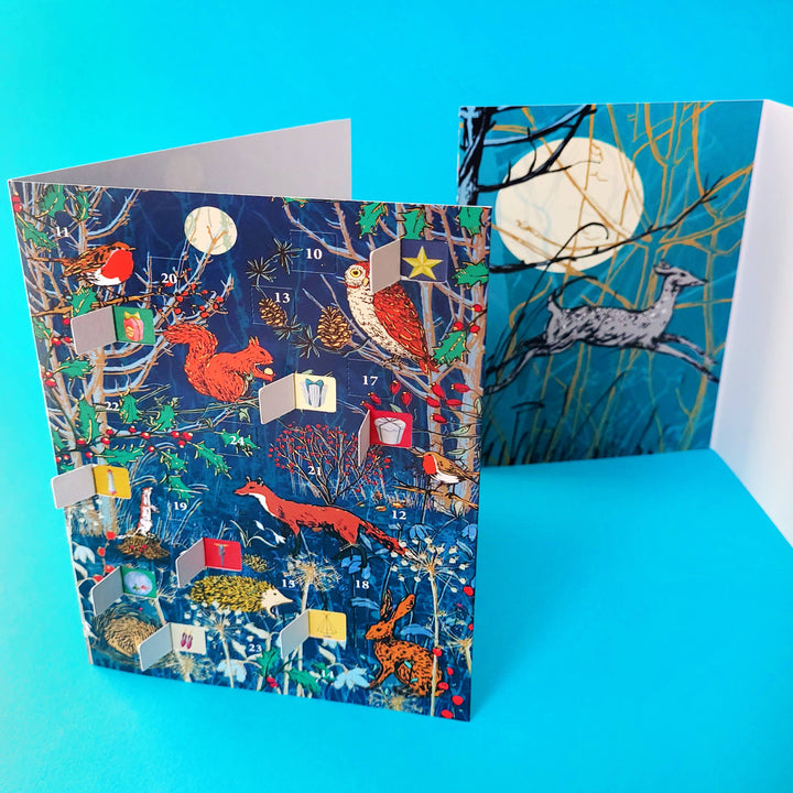 Winter's Tale Animals Advent Calendar Card - ACC 102