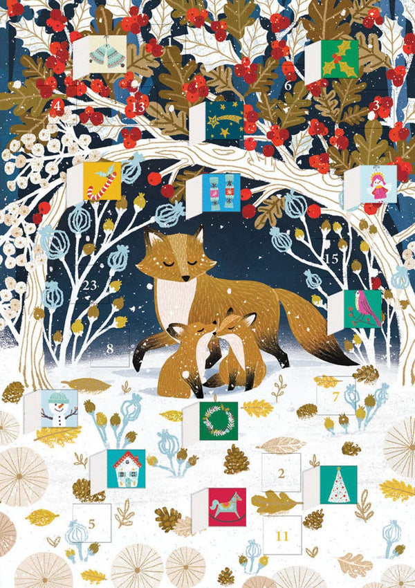 Frosty Forest Advent Calendar Greeting Card - ACC 071