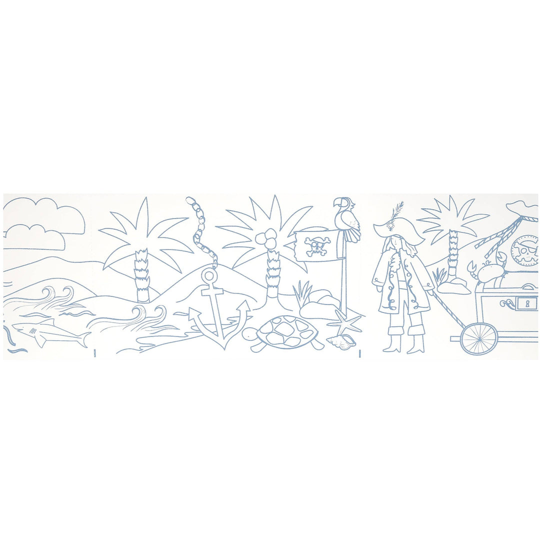 Pirate Colouring Roll
