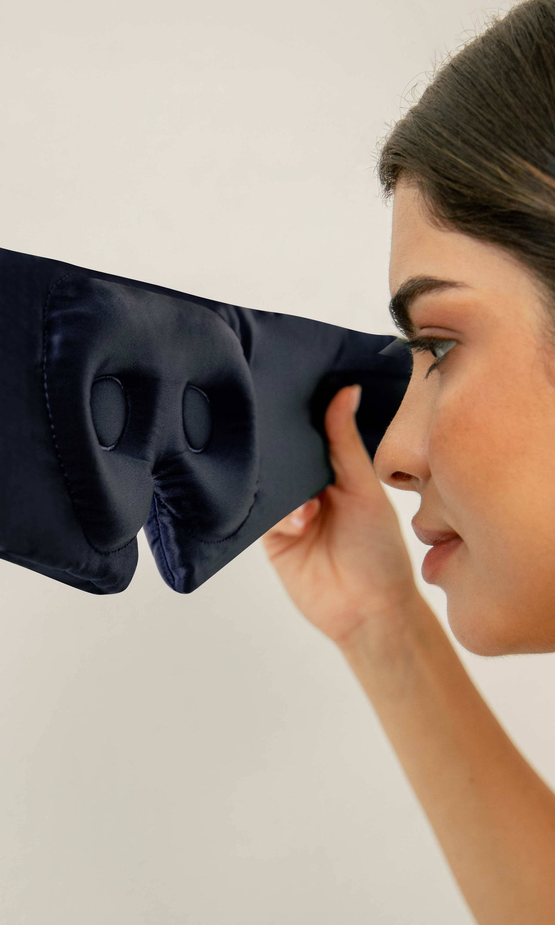 Midnight Blue Eyelash Protecting Sleep Mask