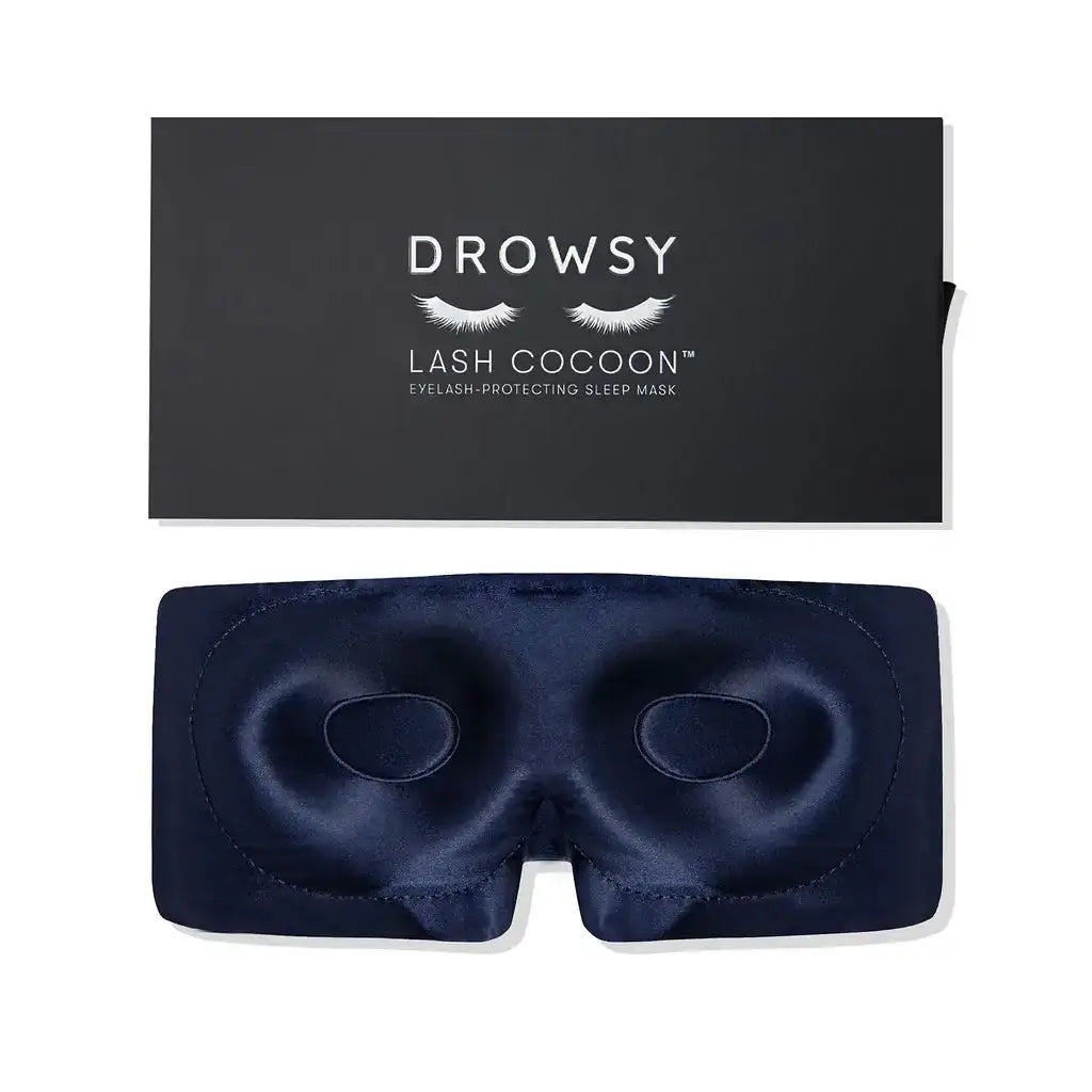 Midnight Blue Eyelash Protecting Sleep Mask