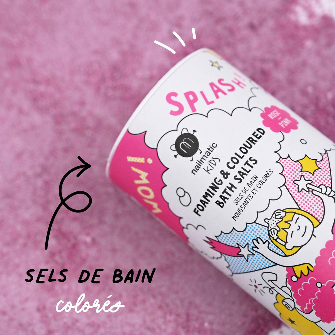 Nailmatic Foaming Bath Salts, Pink
