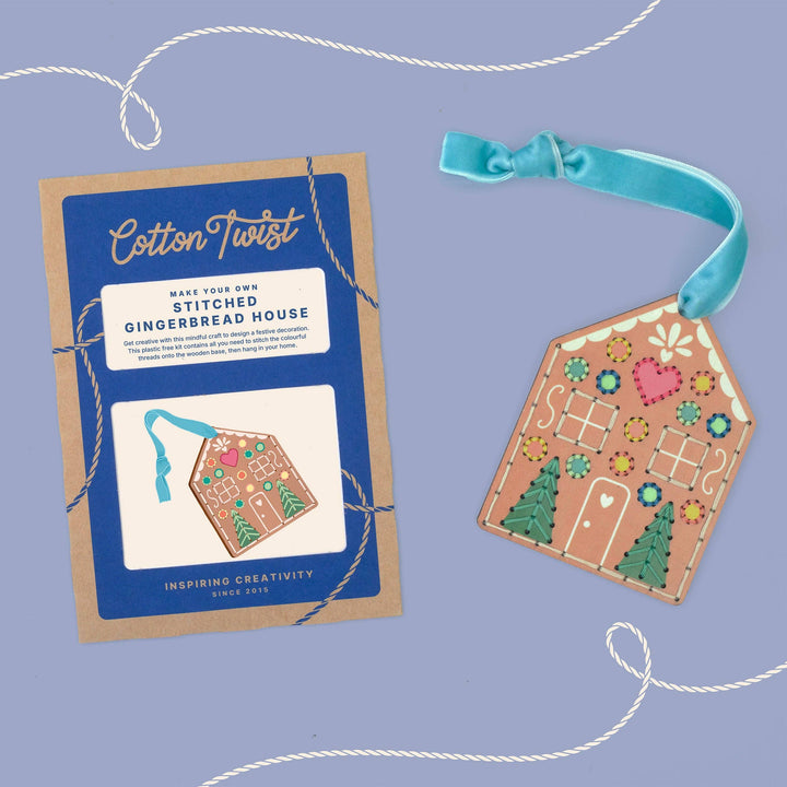 Make Your Own Stitched Gingerbread House