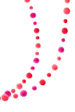 Load image into Gallery viewer, Flamingo Pink Pom Pom Garland