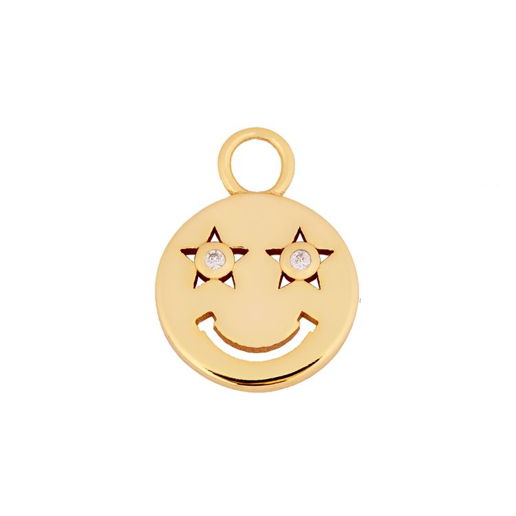 Gold Smile Hoops