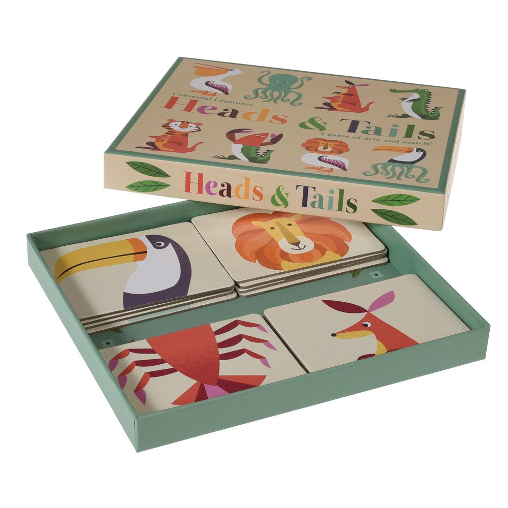 Colourful Creatures Head & Tails Game