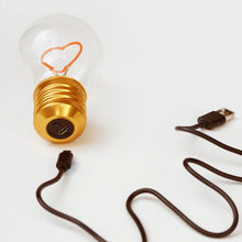 Load image into Gallery viewer, Cordless Heart Lightbulb
