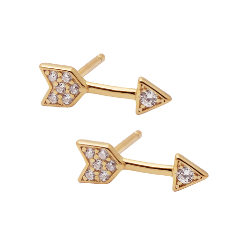 Arrow Zircon Studs