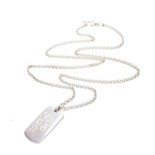 Load image into Gallery viewer, Dog Tag Necklace