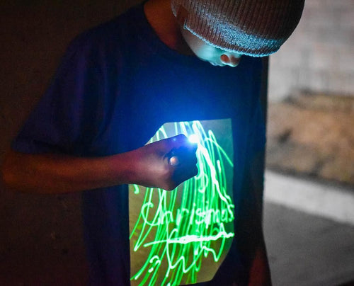 Interactive Green Glow T'Shirt
