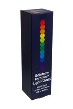 Load image into Gallery viewer, Rainbow Pom Pom Fairy Lights