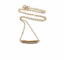 Load image into Gallery viewer, Gold Rondelles Chain Necklace