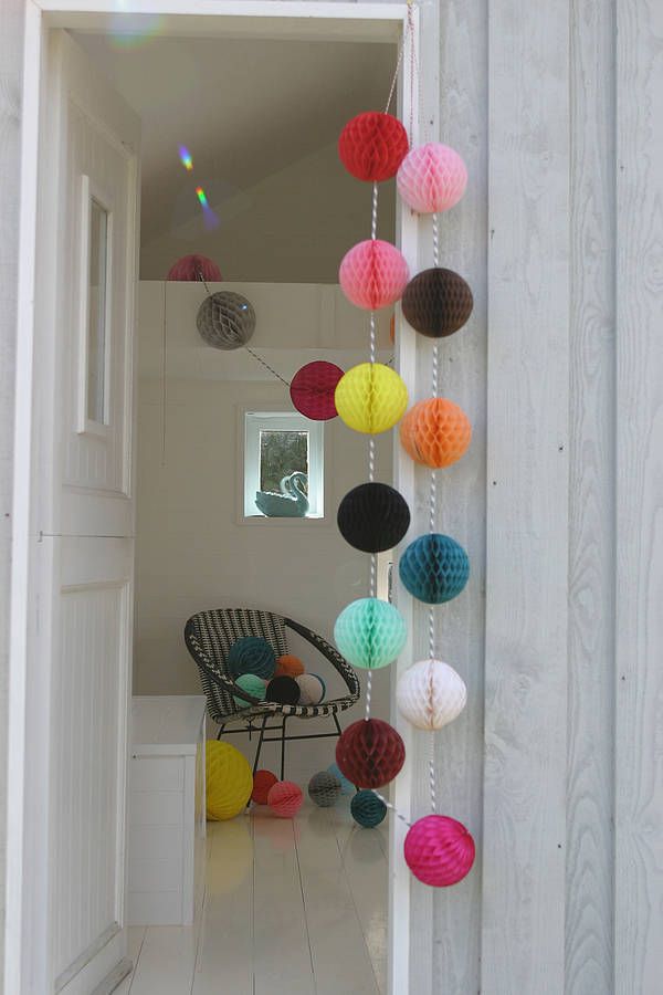 Bunting Ball Garland