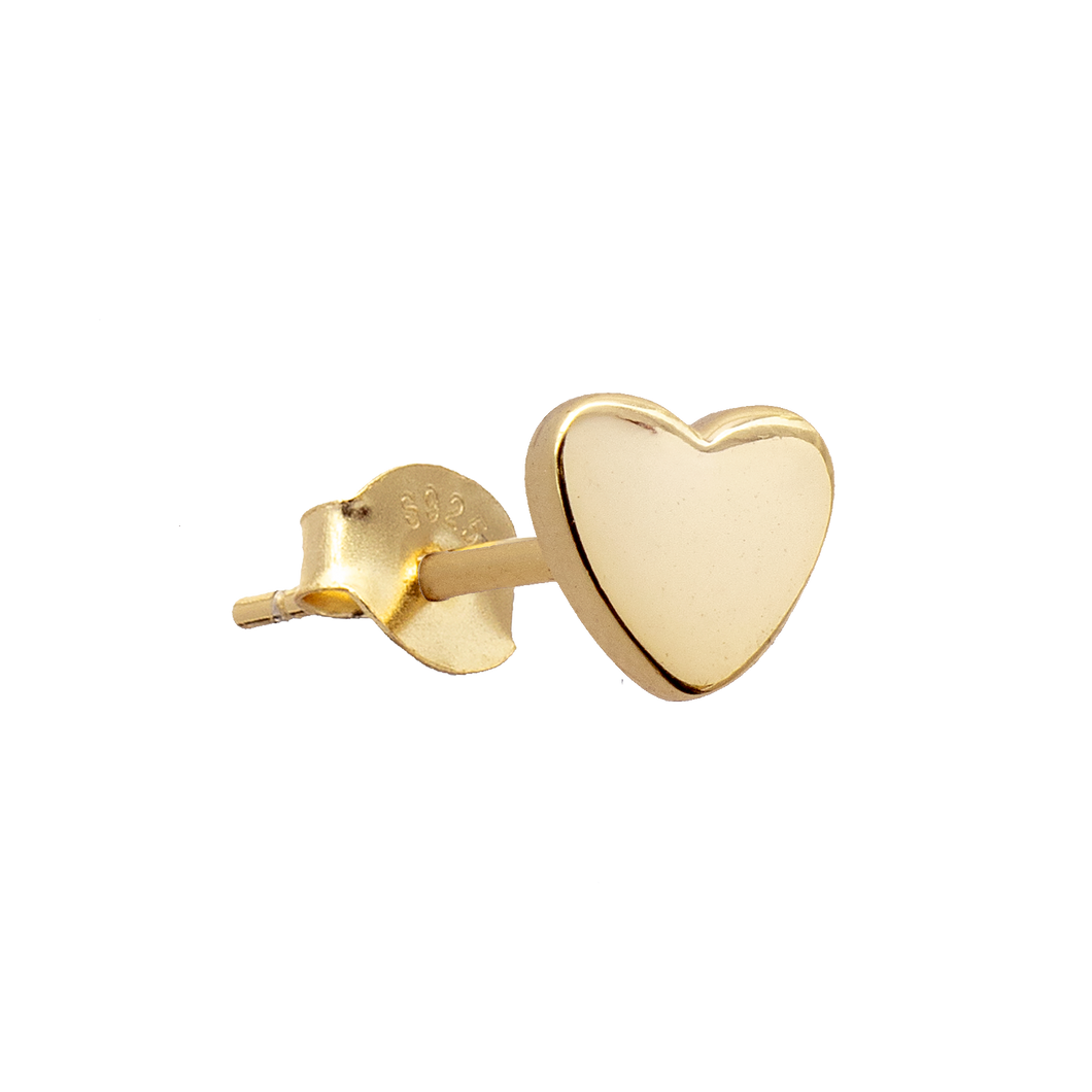 Love Heart Stud Earrings